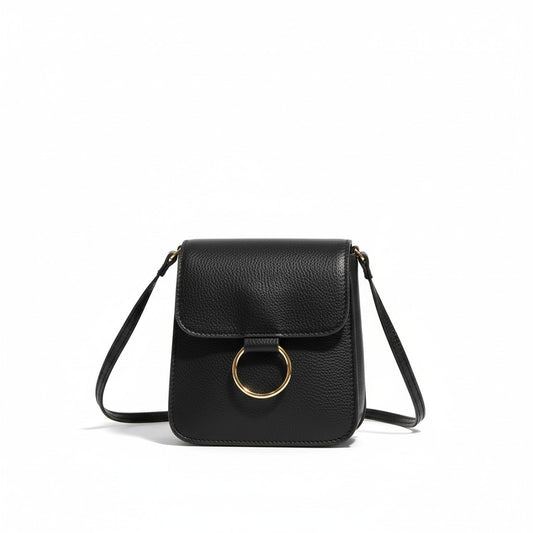 Black Ring Vegan Bag