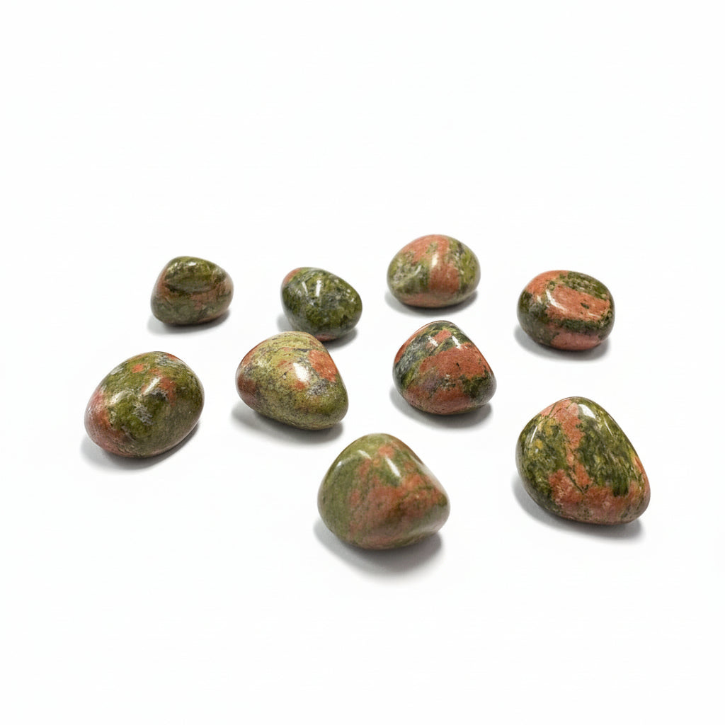 Unakite Jasper Crystal Tumble ~ Fertility / Emotional Healer