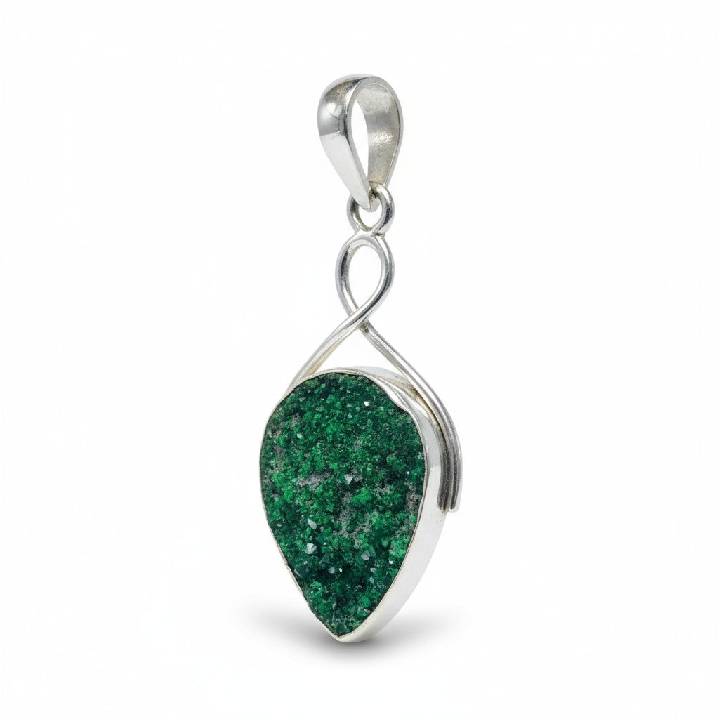 Uvarovite Garnet Pendant SS