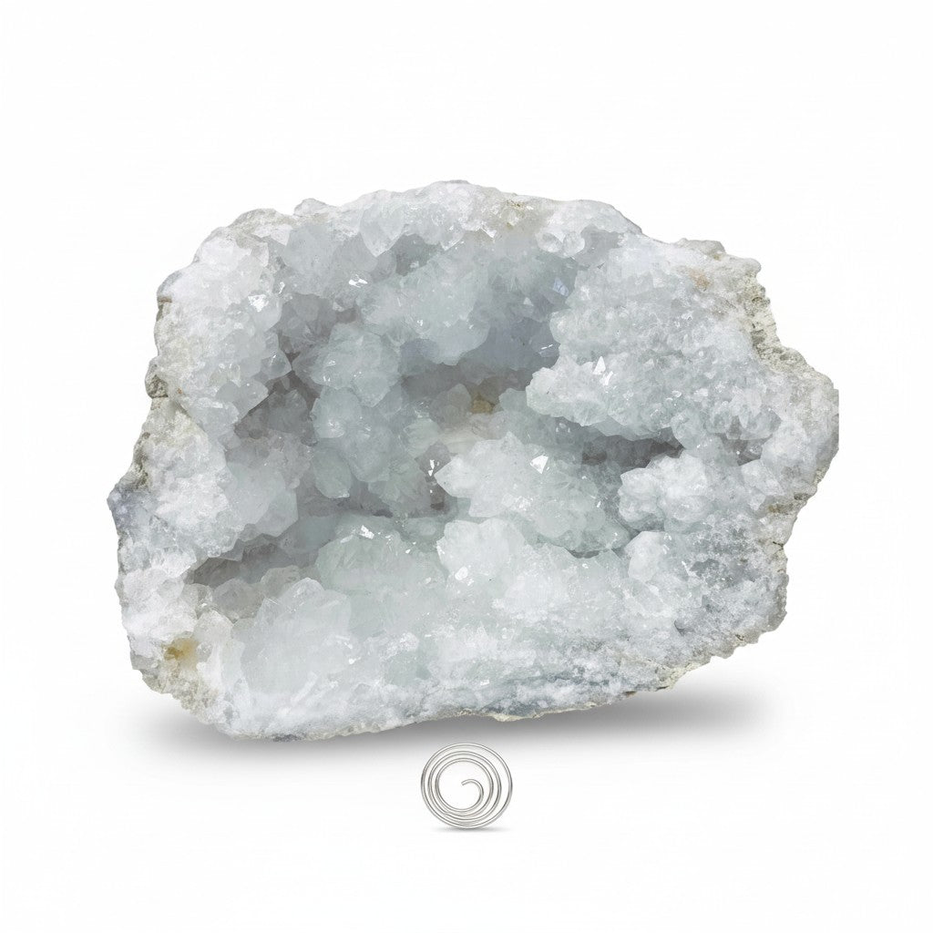 Natural Moroccan Quartz Geode Halves