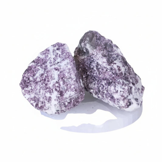 Lepidolite Crystal Rough Cut