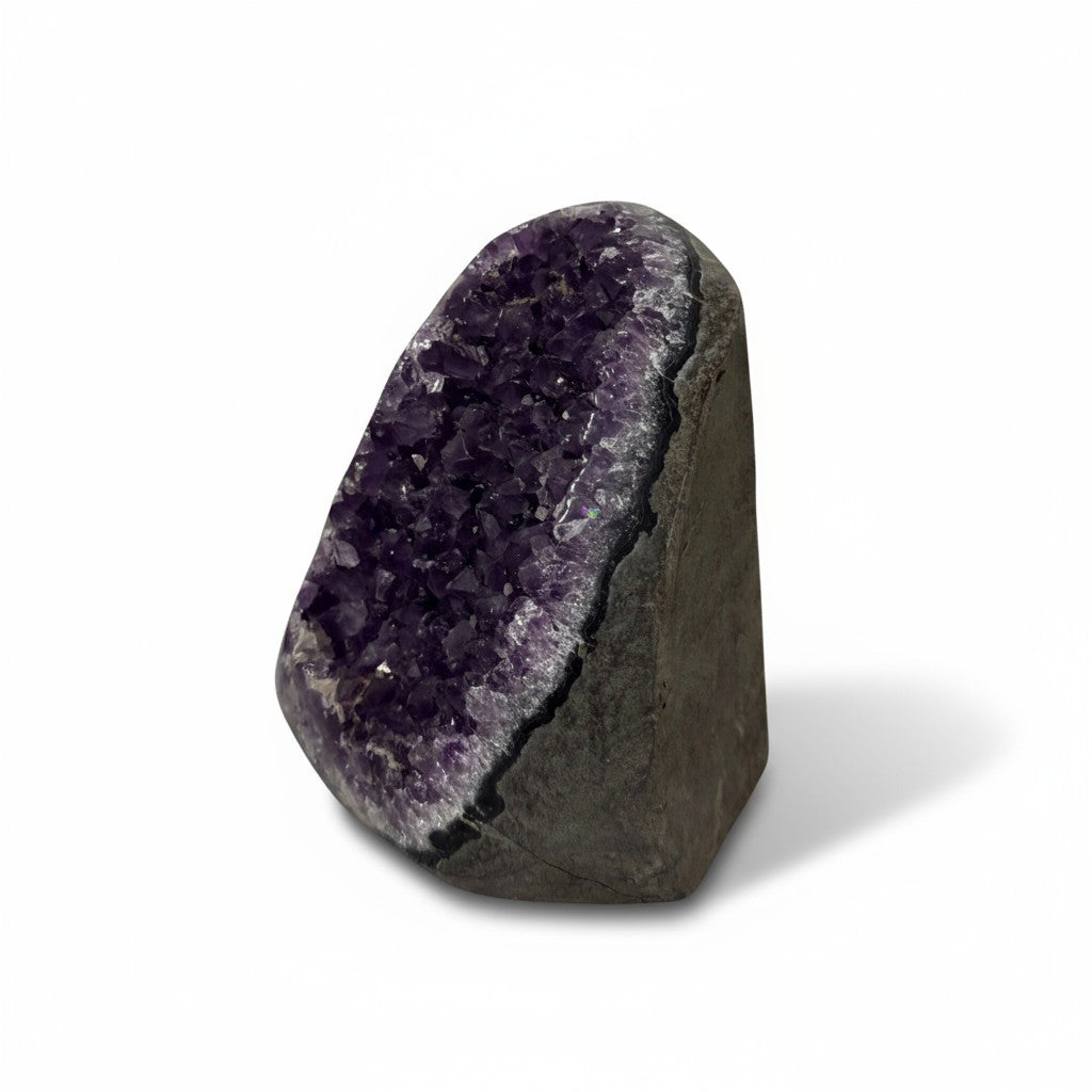 Amethyst Geode Base Cut