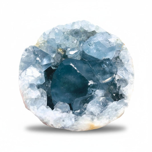 Celestite Druzy Crystal Spheres