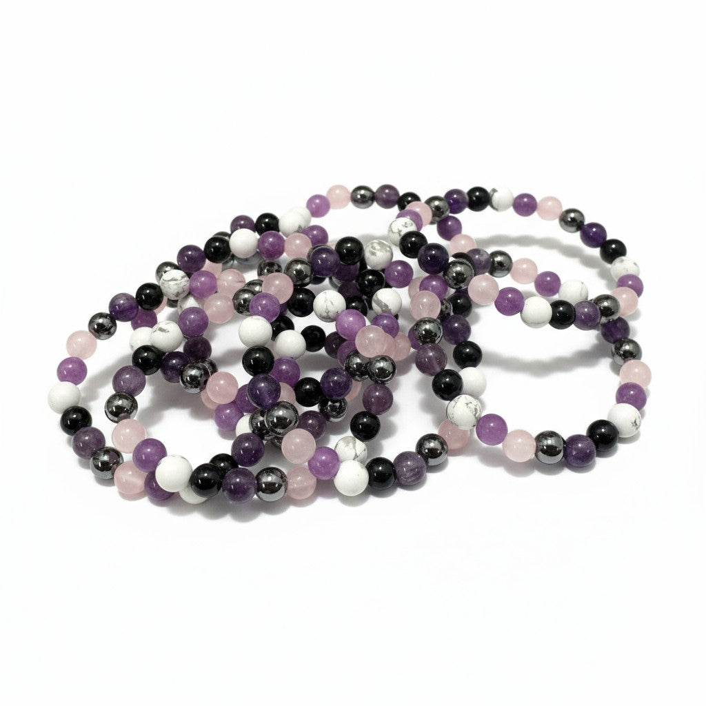 Empath Support Crystal Bead Bracelet