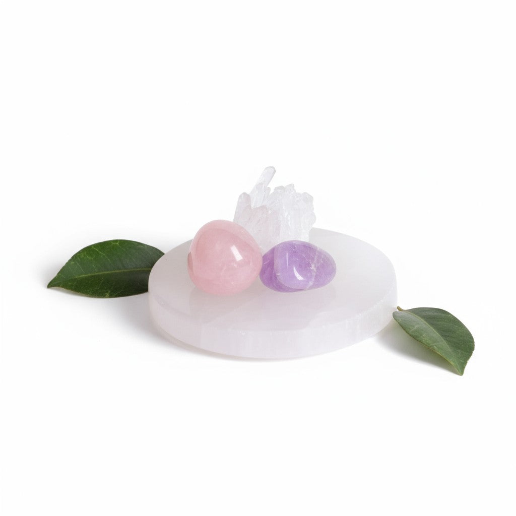 Selenite Charging Plate Large 15cm Diameter