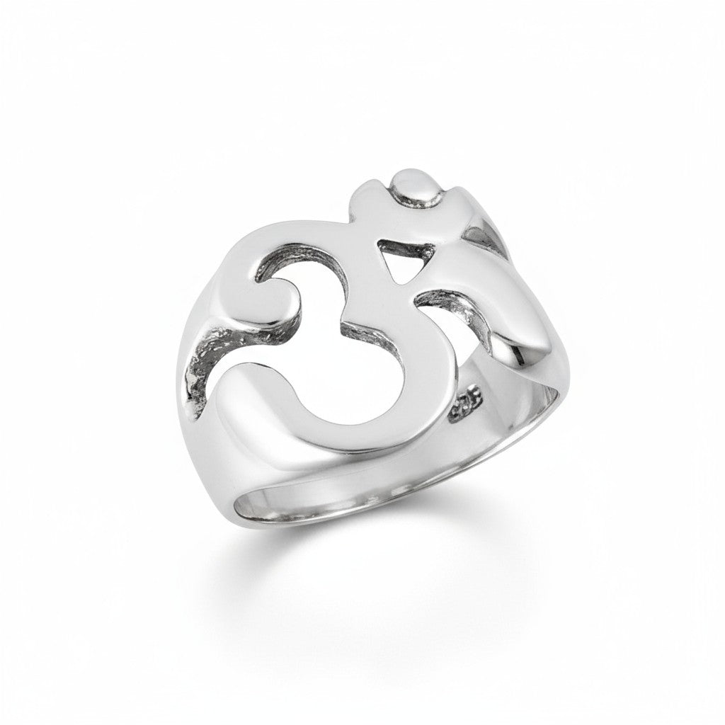 Om Silver Ring