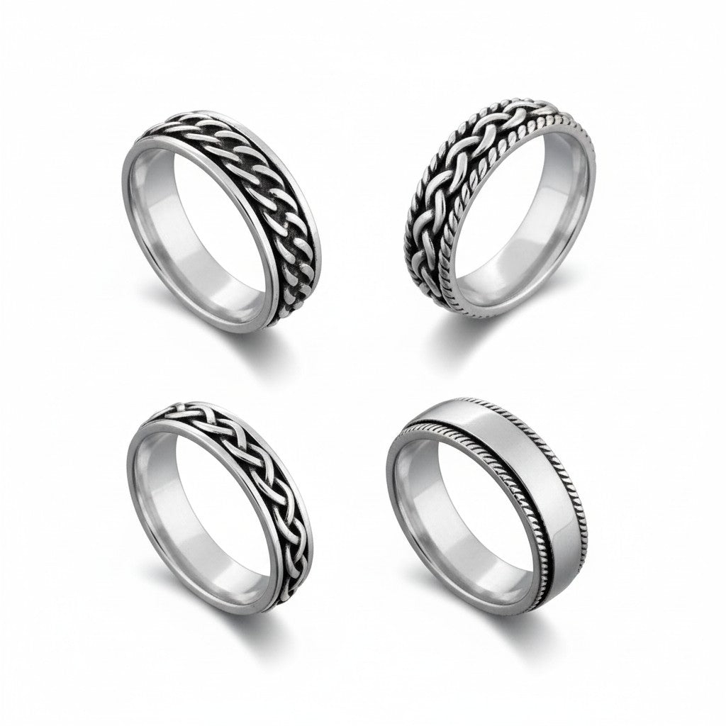 Meditation Rings - Silver