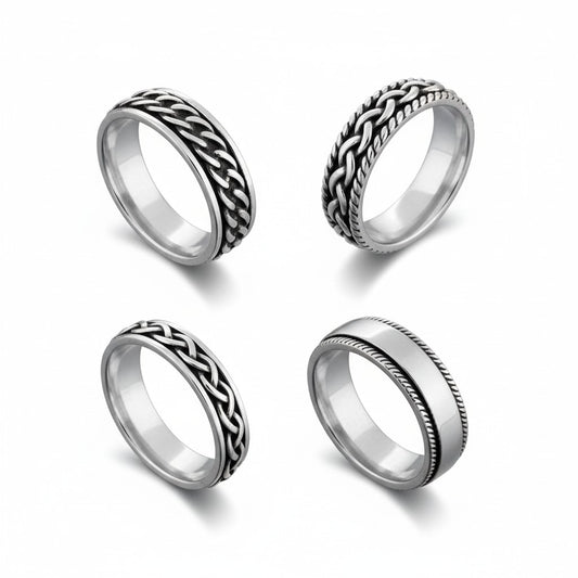 Meditation Rings - Silver