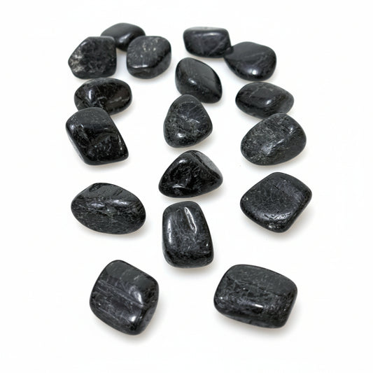 Black Tourmaline Crystal Tumble ~ Ultimate Protector & Shields from Negative Vibes
