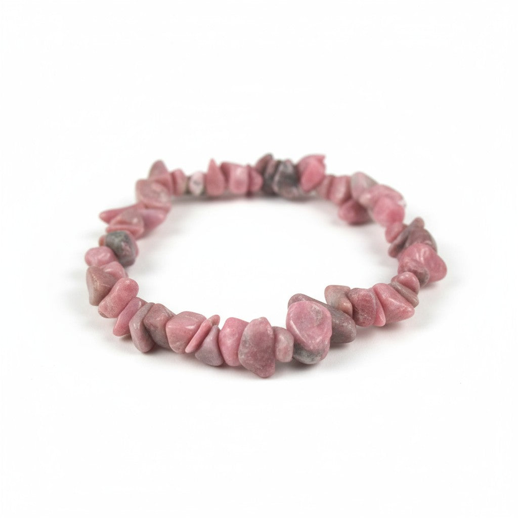 Rhodochrosite Chip Bracelet