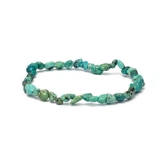 Turquoise Crystal Chip Bracelet