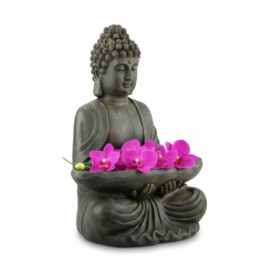 55cm Sitting Rulai Buddha with Tray