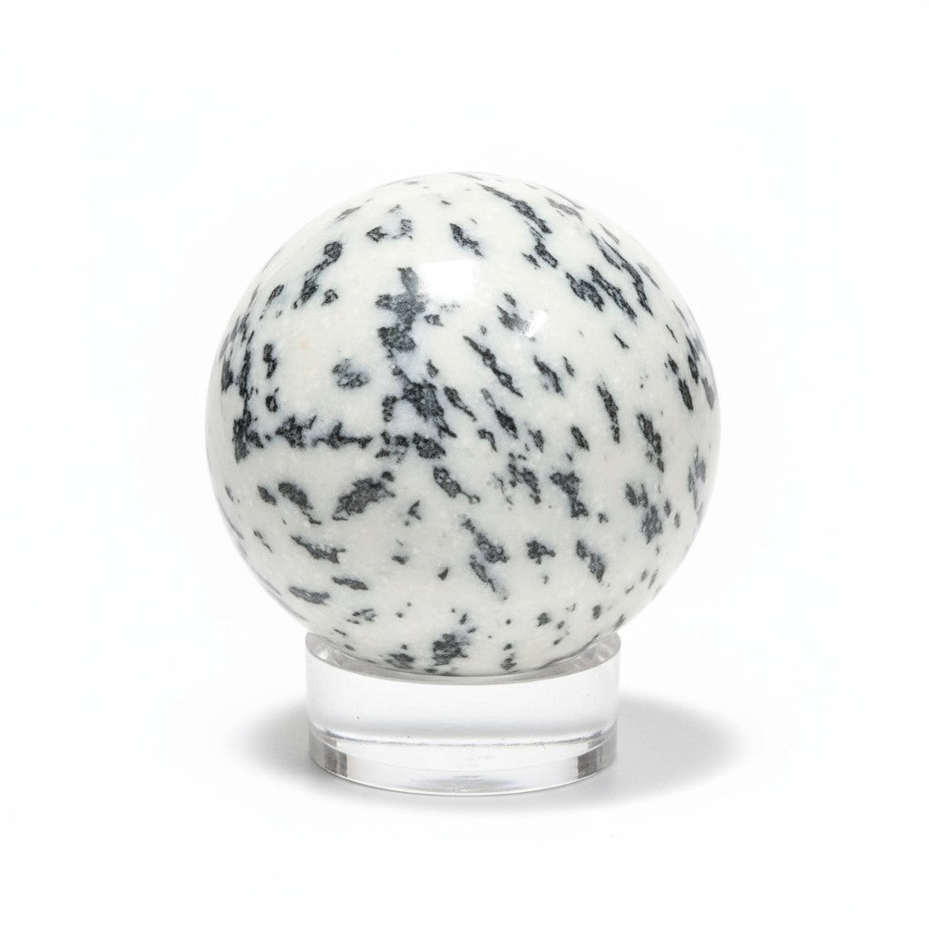 Hematite in Quartz Sphere 003