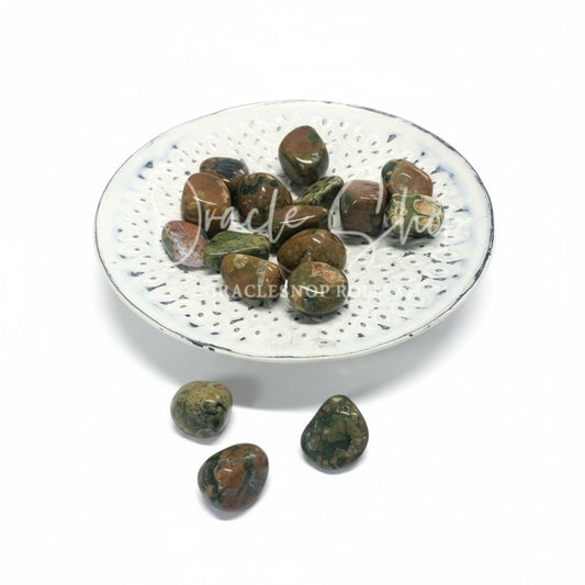 Unakite Jasper Crystal Tumble ~ Fertility / Emotional Healer