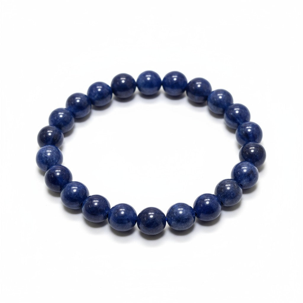 Sodalite Crystal Bead Bracelet