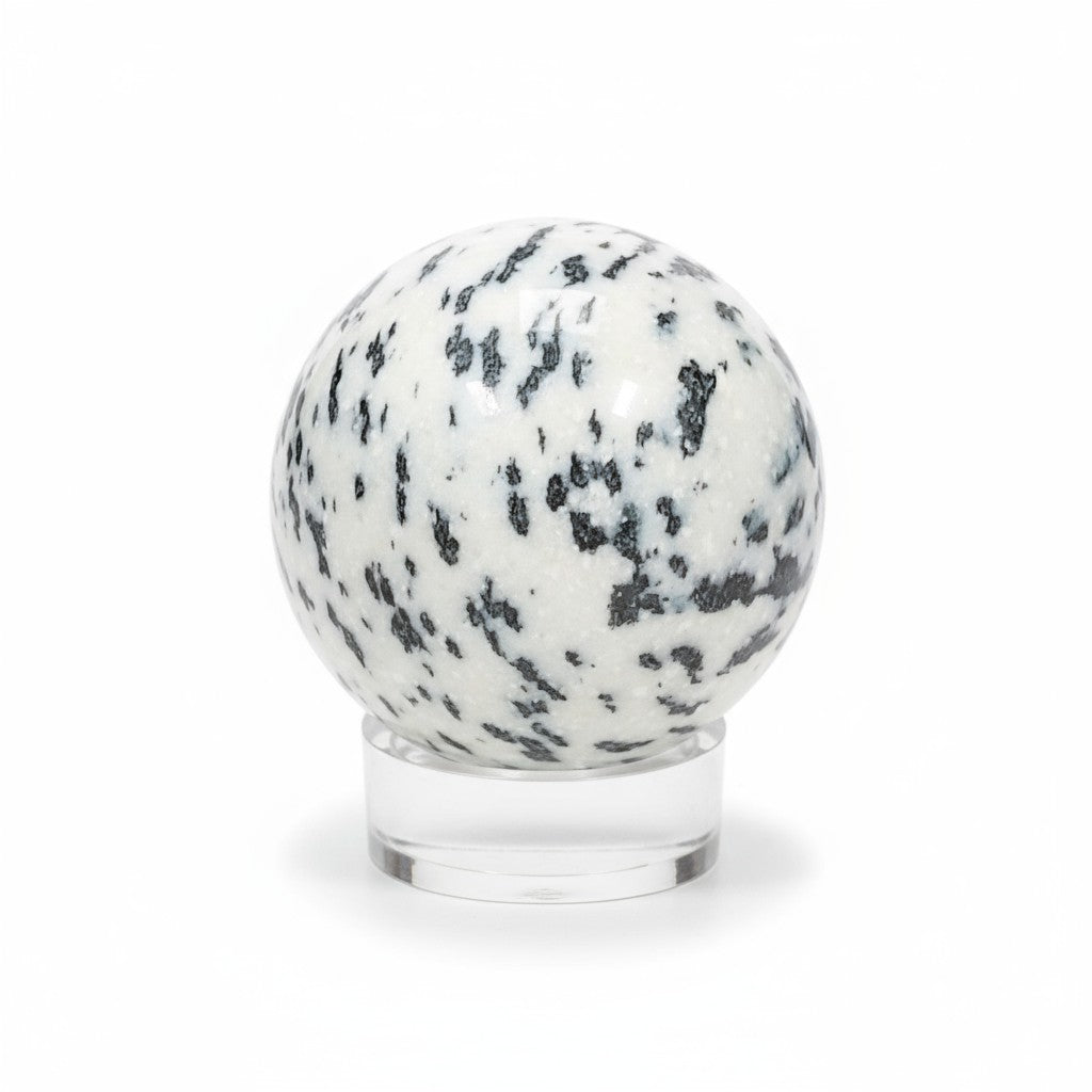 Hematite in Quartz Sphere 003