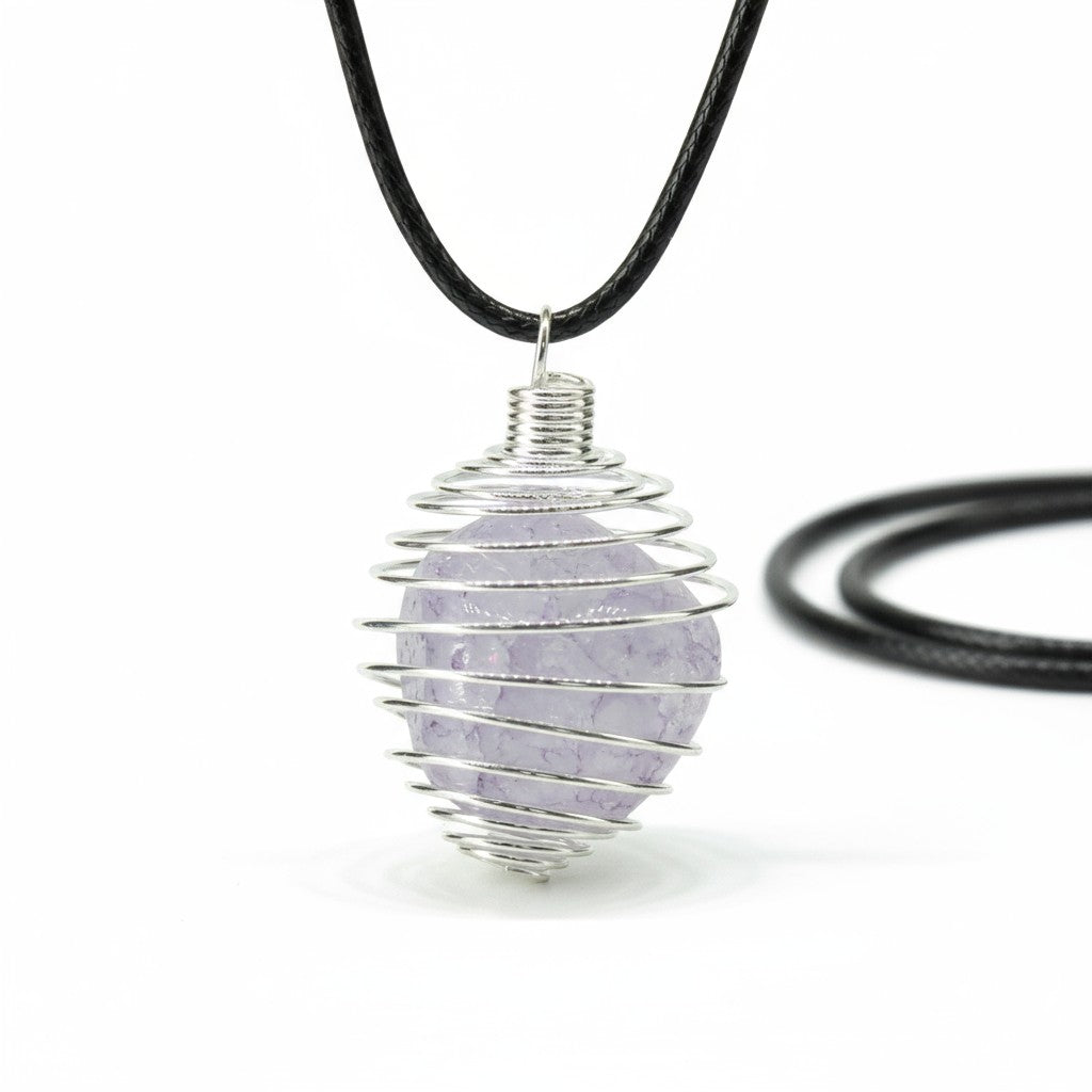 Crystal Cage for Tumble Crystals