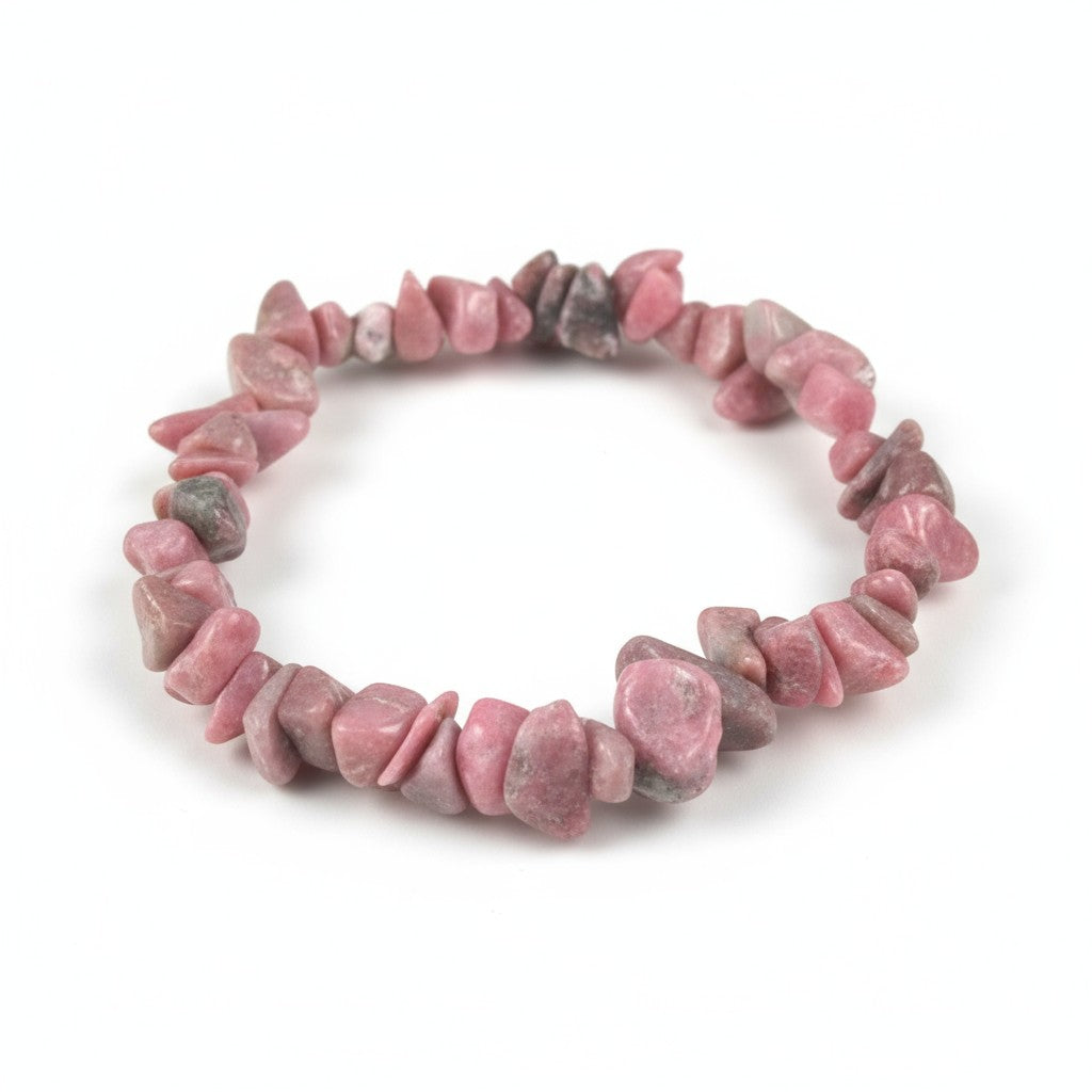 Rhodochrosite Chip Bracelet