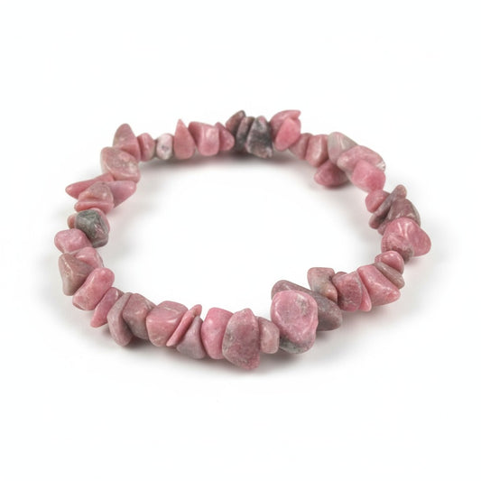 Rhodochrosite Chip Bracelet