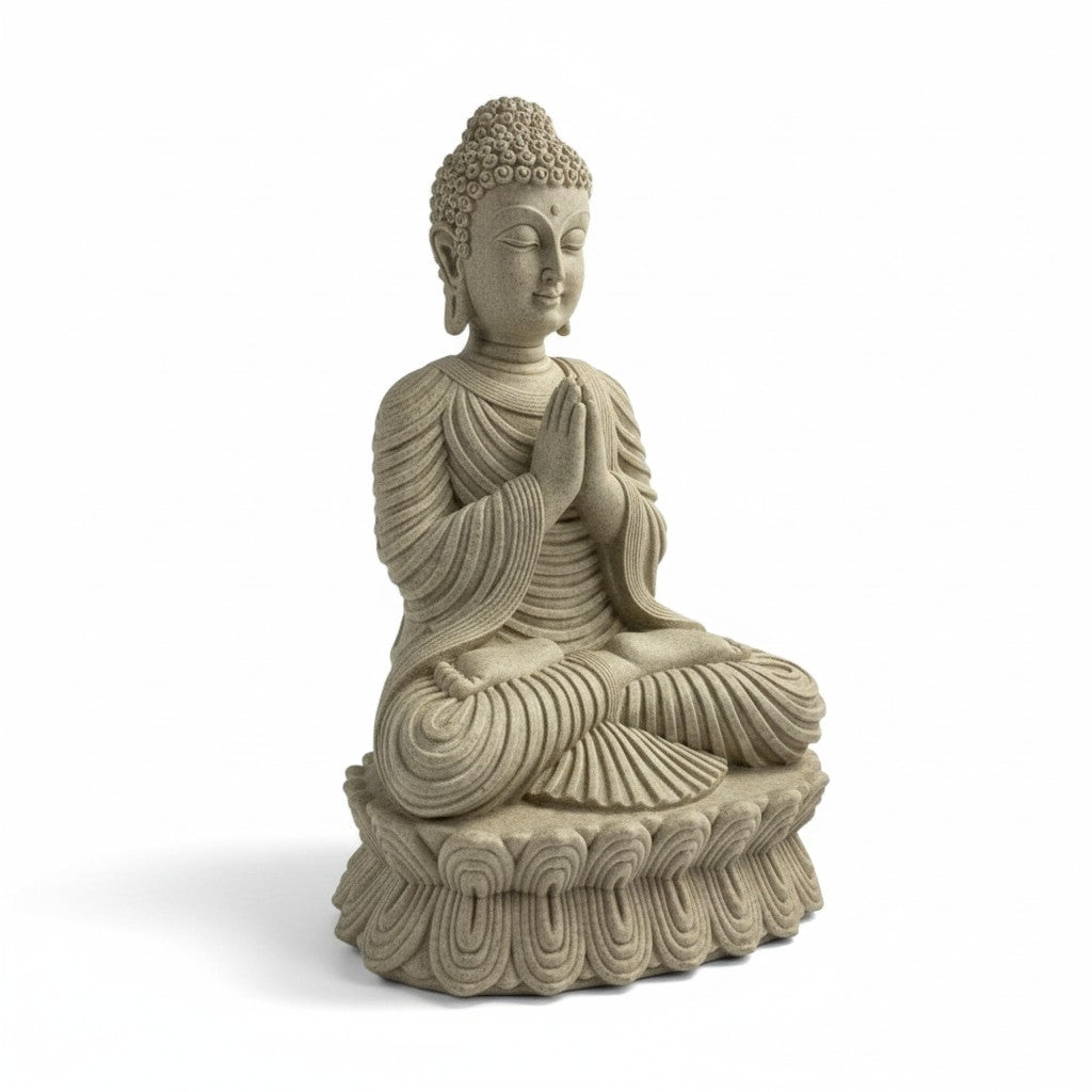 Buddha Praying on Cushion
