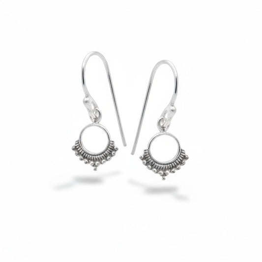 Bohemian Coll Earrings in Silver