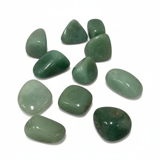 Green Aventurine Crystal Tumbles ~ Luck & Anxiety Relief