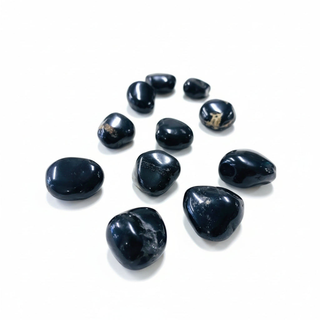 Black Onyx Crystal Tumble ~ Strength & Transforms Negative Energy