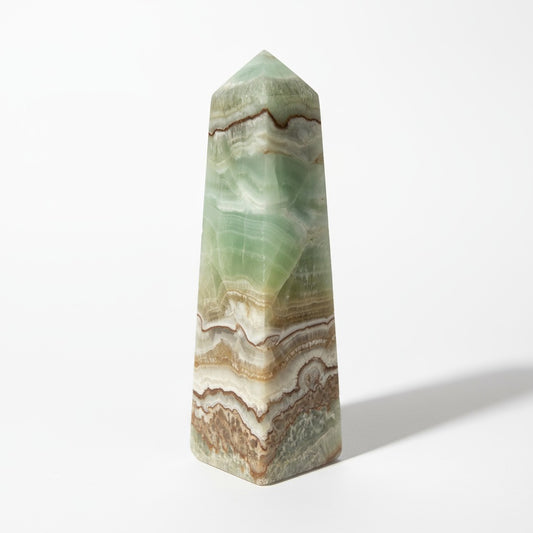 Caribbean Calcite Obelisk Tower 14cm