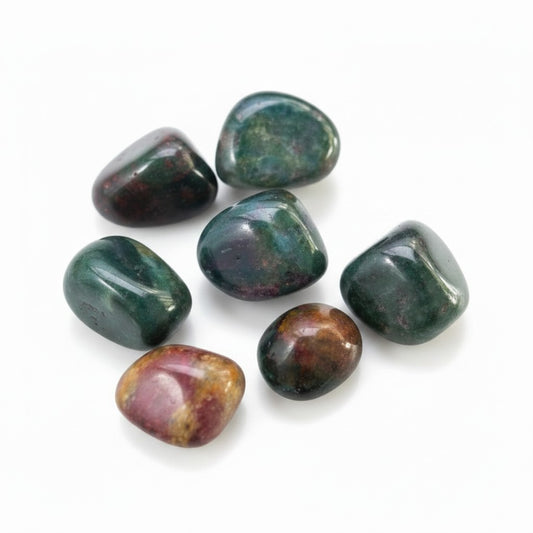 Bloodstone Crystal Tumble ~ Boosts Confidence & Detoxifies Energy