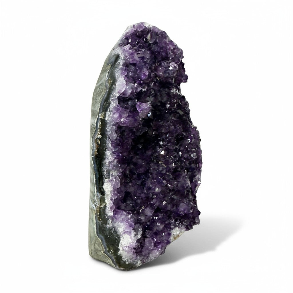 Amethyst Geode Base Cut