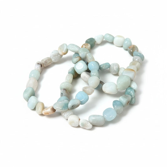 Amazonite Nugget Crystal Bracelets