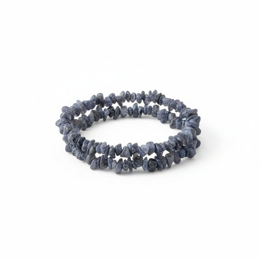 Iolite Crystal Chip Bracelets ~ Intuition & Study