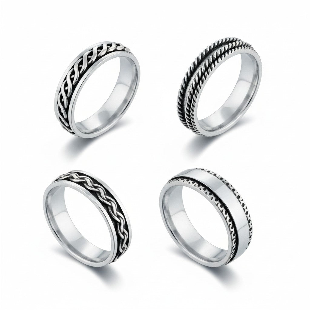 Meditation Rings - Silver