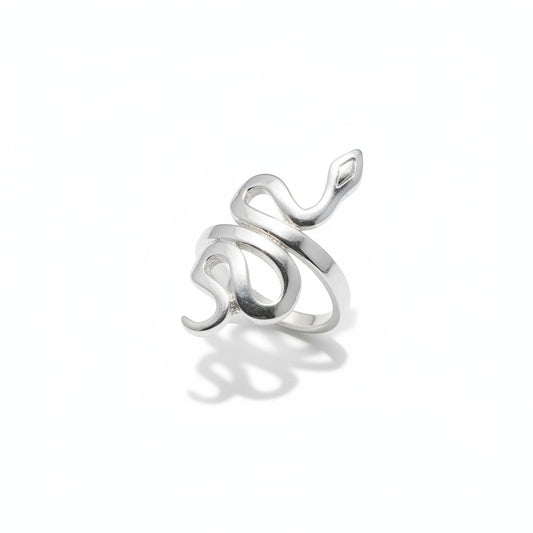 Snake Ring in Silver