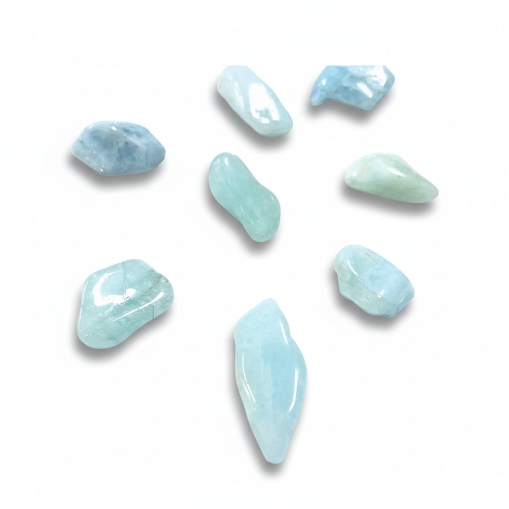 Aquamarine Crystal Tumble ~ Calming & Spiritual Growth
