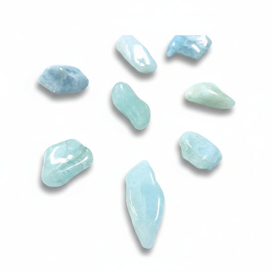 Aquamarine Crystal Tumble ~ Calming & Spiritual Growth