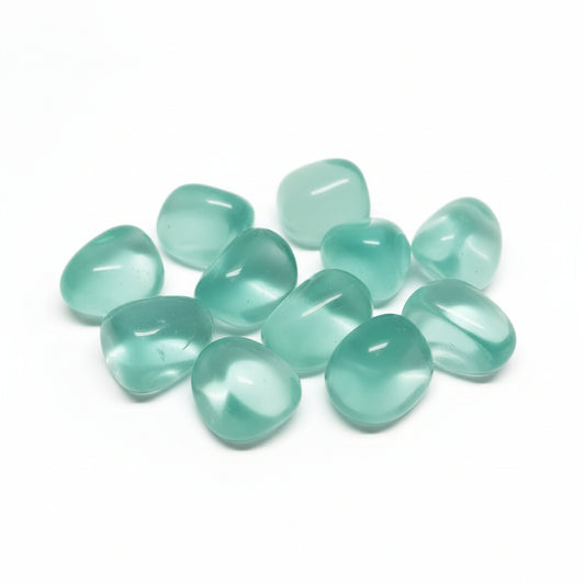 Blue Obsidian Crystal Tumble ~ Boosts Trust in Intuition & Supports Releasing What no Longer Serves You