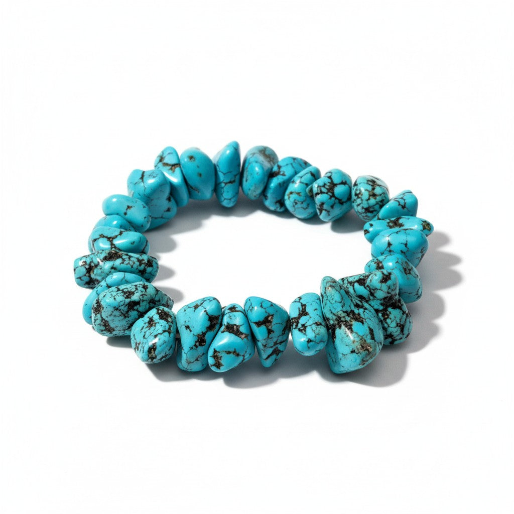 Turquenite Nugget Bracelet 20mm