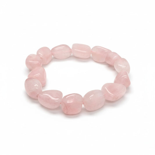 Rose Quartz Nugget /Tumble Bracelet
