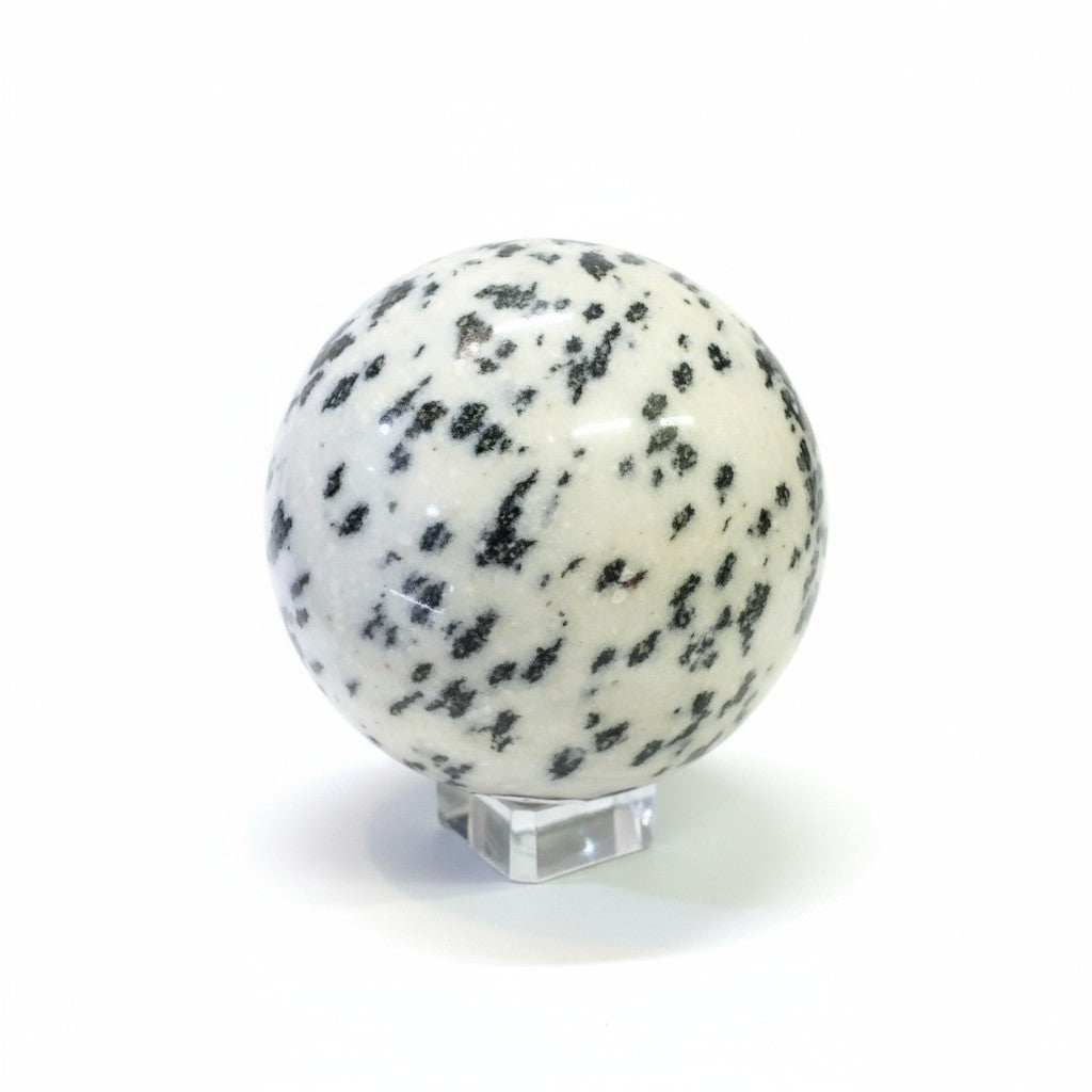 Hematite in Quartz Sphere 003