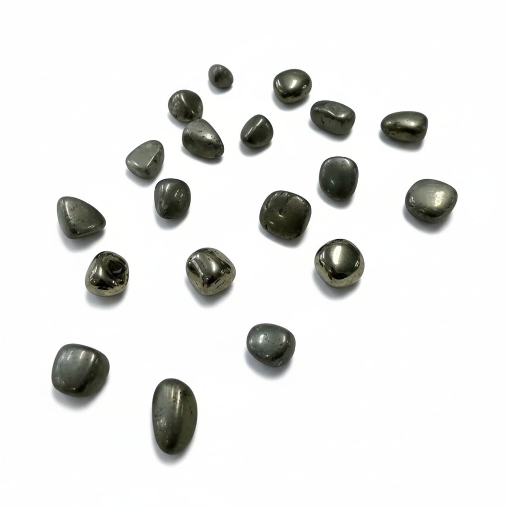 Pyrite Crystal Tumbled ~ Prosperity & Abundance