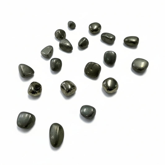Pyrite Crystal Tumbled ~ Prosperity & Abundance