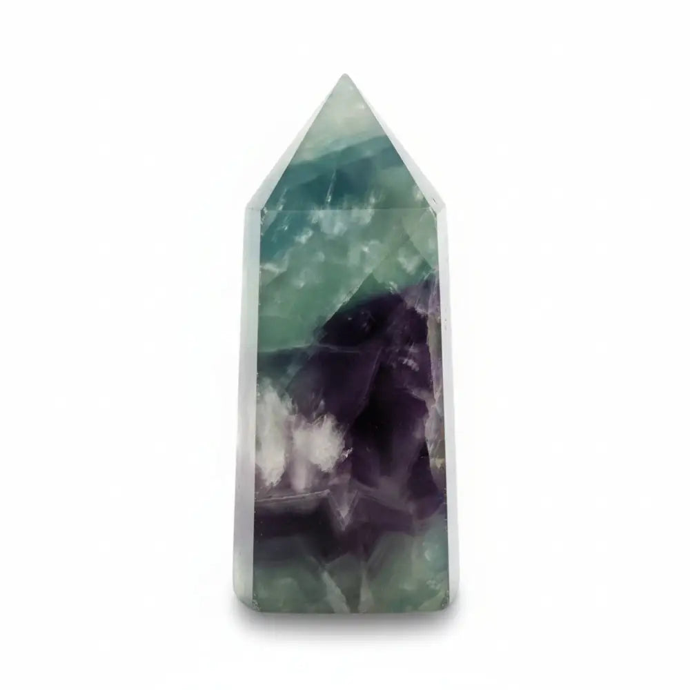 Rainbow Feather Fluorite Obelisks fluorite