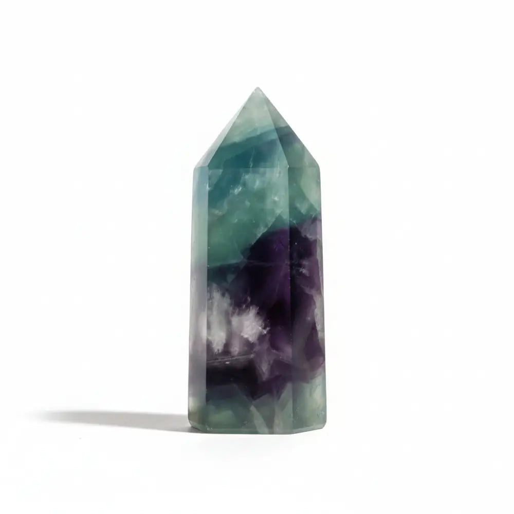 Rainbow Feather Fluorite Obelisks fluorite