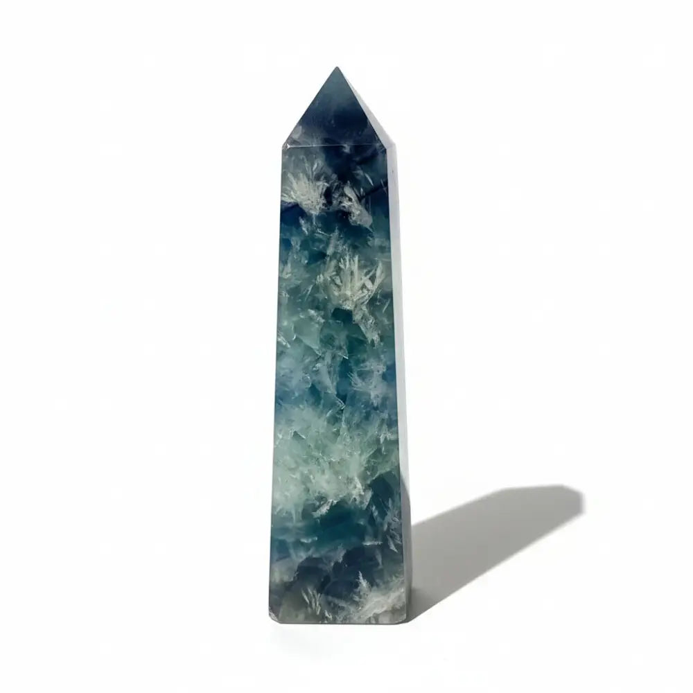 Rainbow Feather Fluorite Obelisks Crystal obelisk