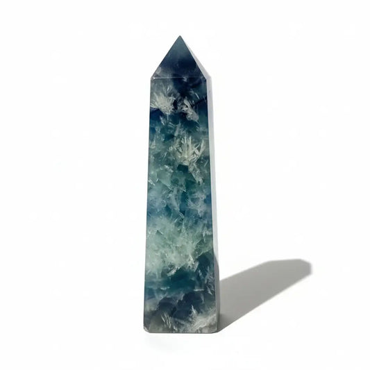 Rainbow Feather Fluorite Obelisks Crystal obelisk