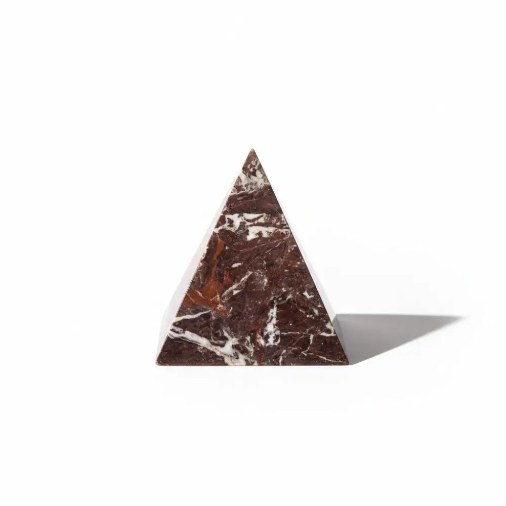 Red Onyx Pyramids Crystal