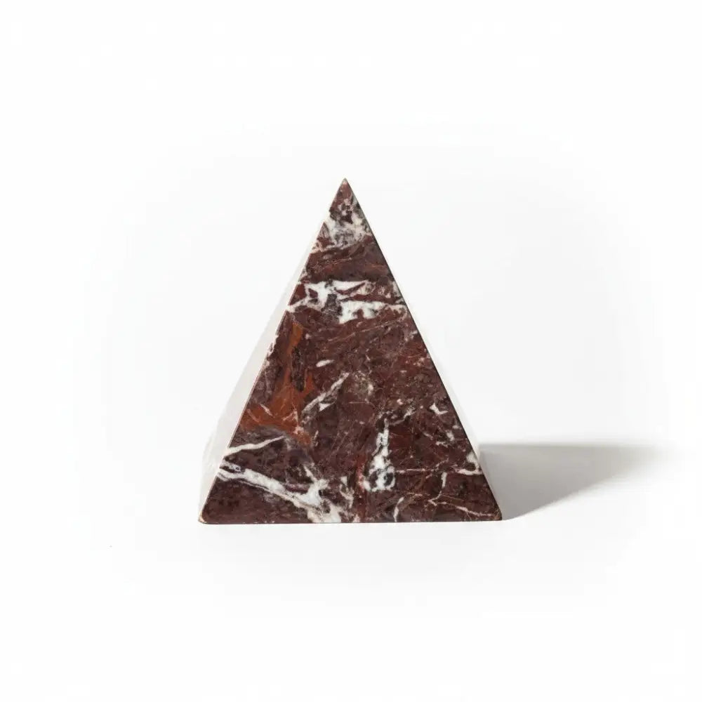 Red Onyx Pyramids Crystal
