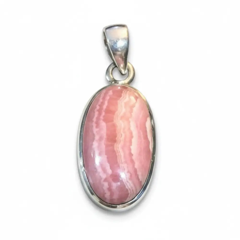 Rhodochrosite Pendant SS PENDANT