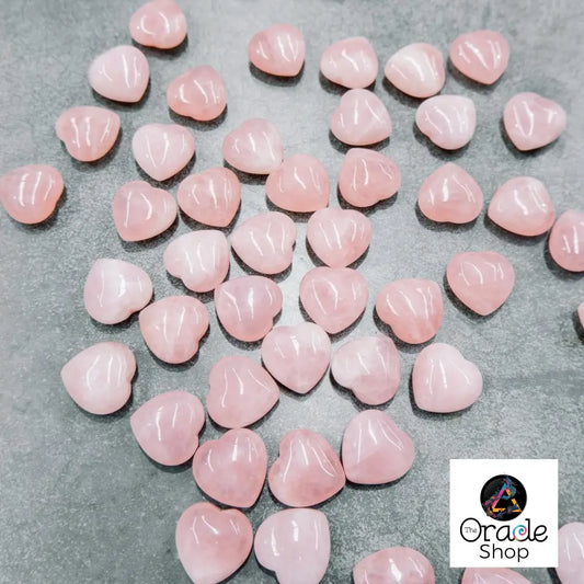 Rose Quartz Crystal Heart Heart